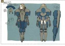 Concept art of a female General from Fates
