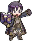 Male Morgan's sprite as the Lad from Afar in Heroes.