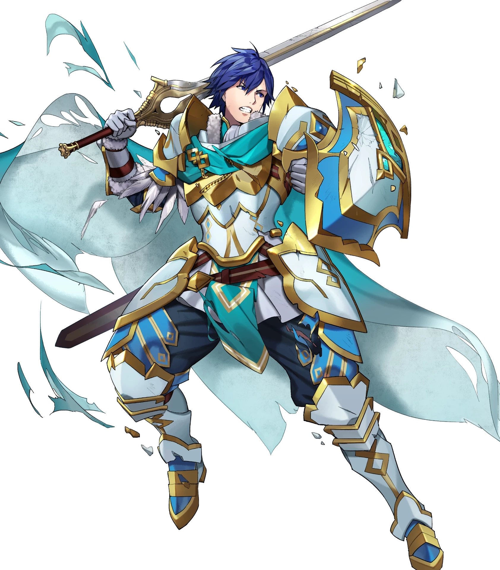 Resplendent Chrom Knight Exalt Damaged