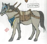 Concept artwork of the Troubadour mount from Awakening.