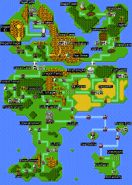 Full version of Gaiden's overworld map.