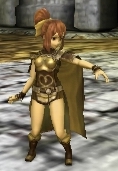 Delthea's battle model as a Mage in Echoes: Shadows of Valentia.