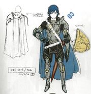 Concept artwork of Chrom as a Great Lord in Awakening.