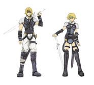 Concept artwork of the Myrmidon class from Path of Radiance.