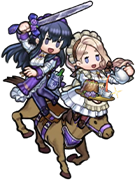 Tea Party Ayra & Mercedes's sprite from Heroes.