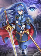 Artwork of Lucina in Fire Emblem 0 (Cipher) by Saori Toyota.