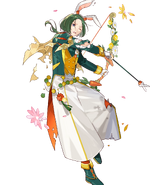 Artwork of Spring Linhardt from Fire Emblem Heroes.