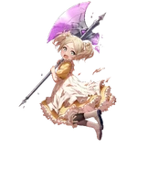 Artwork of Young Lissa from Fire Emblem Heroes by Narumi-Nanami.
