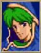 Merric's portrait from Book 2 in Mystery of the Emblem.