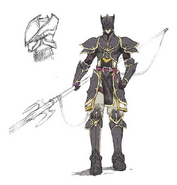 Concept artwork of the Wyvern Lord class from Path of Radiance.