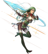 Artwork of Palla from Fire Emblem Heroes.