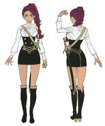 Concept artwork of Commoner Petra from Fire Emblem: Three Houses.