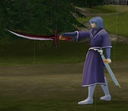 Zihark wielding the Killing Edge in Path of Radiance.