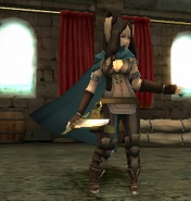 Panne's battle model as a Thief in Awakening.