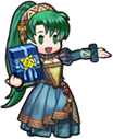 Lyn's sprit as Wind's Embrace in Fire Emblem Heroes.