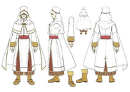 Concept artwork of a Bishop from Radiant Dawn.