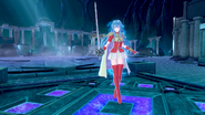 Eirika's battle model as an Emblem in Engage.