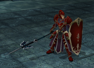 Levail's battle model as a Sentinel in Radiant Dawn.