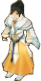 Laura's field model as a Saint in Radiant Dawn.