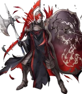 Artwork of the Flame Emperor from Fire Emblem Heroes by DAI-XT.