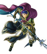 Hector (Brave Warrior) as he appears in Fire Emblem Heroes by Senri Kita.