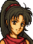 Lara's portrait in Fire Emblem: Thracia 776.