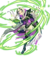 Artwork of Resplendent Female Robin from Fire Emblem Heroes.