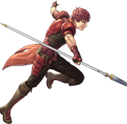 Artwork of Lukas from Fire Emblem Heroes by cuboon.