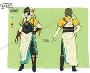 Concept artwork of the Spear Fighter class from Fates.
