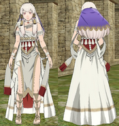 Lysithea's battle model as a Dancer.