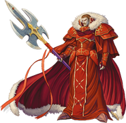 Official artwork of Hardin from Fire Emblem: New Mystery of the Emblem.