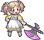 Young Lissa's sprite from Heroes.