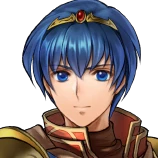 Brave Marth's portrait from Heroes.