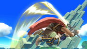 Ike using Aether in Super Smash Bros