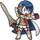 Alfonse's sprite as the Prince of Askr in Heroes.