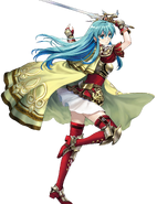 Artwork of Eirika in Fire Emblem Heroes by Asatani Tomoyo.