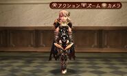 Female Corrin's battle model as a Nohr Noble.