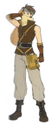 Concept artwork of the Thief class from Path of Radiance.