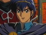 Marth appears in the Fire Emblem anime telling the team that they're going to save Lena from the Bandits in Episode 2.