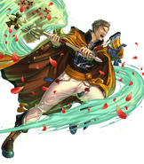 Artwork of Greil (Greil's Devoted) in Fire Emblem Heroes by Daisuke Izuka.