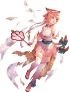 Artwork of Sakura (Trick or Defeat) from Fire Emblem Heroes.