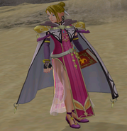 Calill's battle model as an Arch Sage in Radiant Dawn.