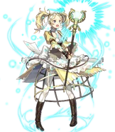 Artwork of Lissa from Fire Emblem Heroes by Zaza.