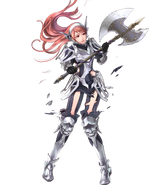 Artwork de Zelcher dans portant Helswath Fire Emblem Heros par Wada Sachiko