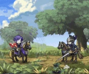 Ursula attacking with Blue-Crow Tome.