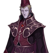 Mikhail's portrait in Echoes: Shadows of Valentia.