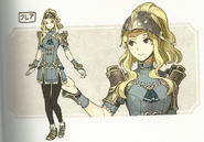 Concept artwork of Clair from Echoes: Shadows of Valentia.