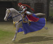 Titania's battle model as a Paladin in Path of Radiance.