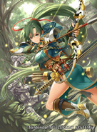 Ilustración de Lyn en Fire Emblem 0 (Cipher) por I☆LA.