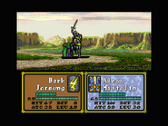 Ares wielding the Mystletainn blade in Genealogy of the Holy War.